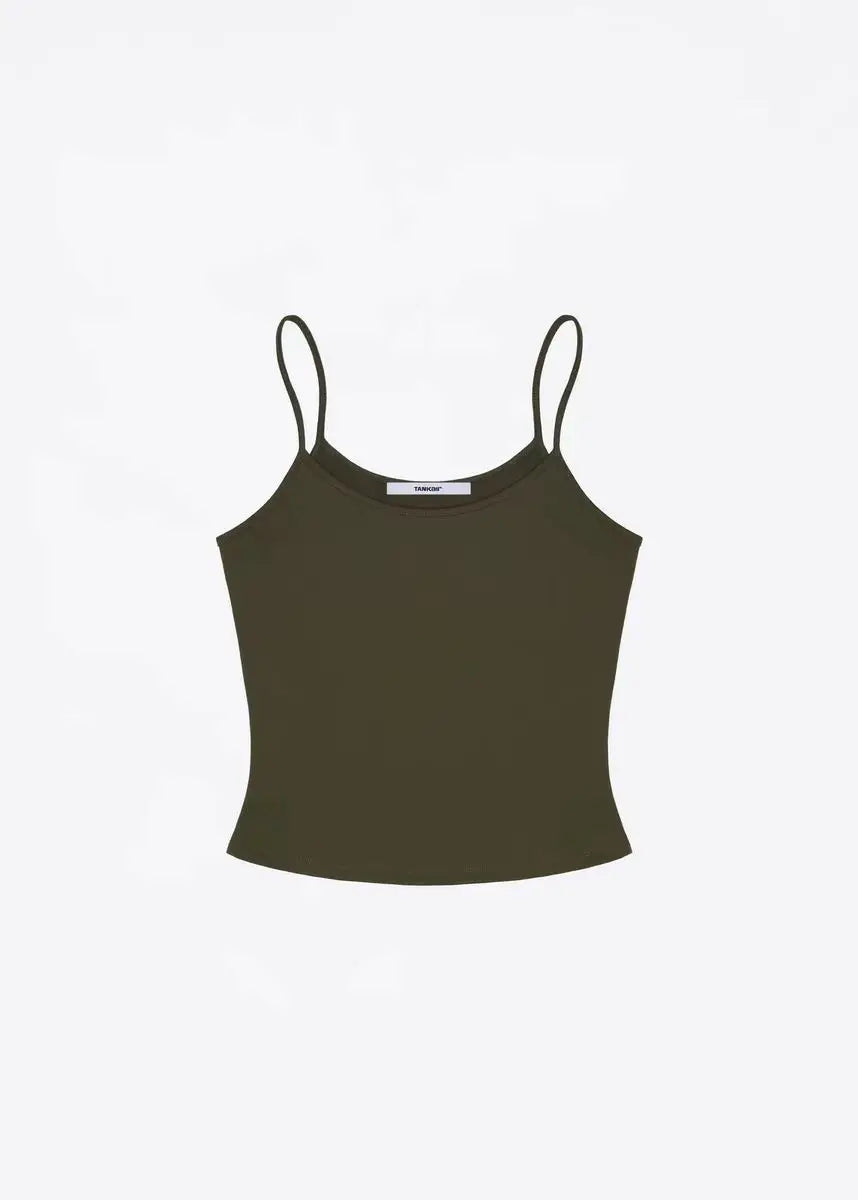 Tankair cherry red camisole, olive green/purple/gray short top, basic versatile, high elasticity and skin hugging