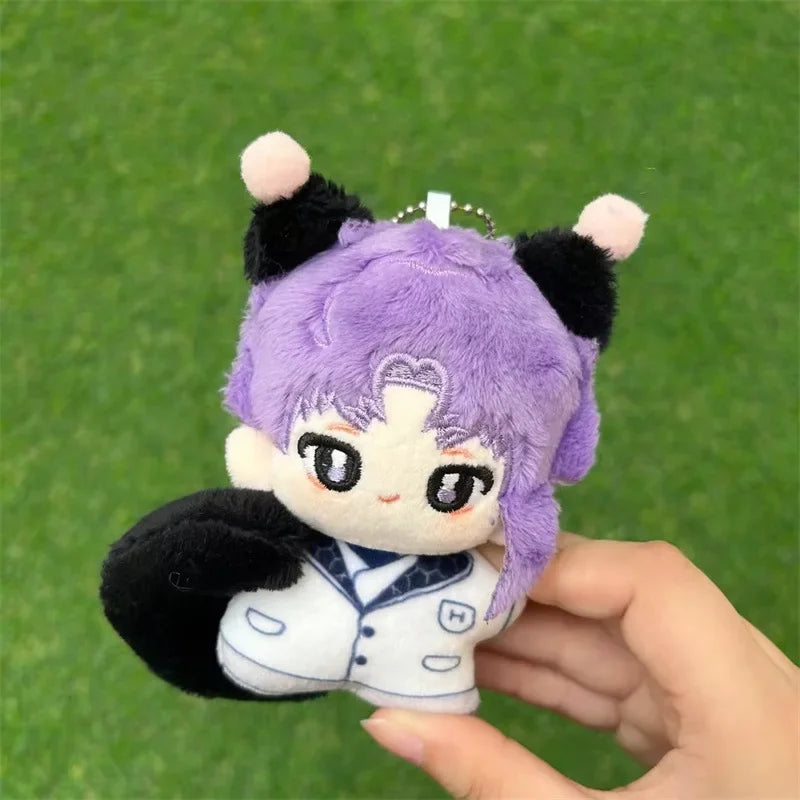 Isagi Bachira Plush Toy Keychain 10cm Blue Lock Anime Peripheral Backpack Pendant Cute Stuffed Doll Kids Gift Collection