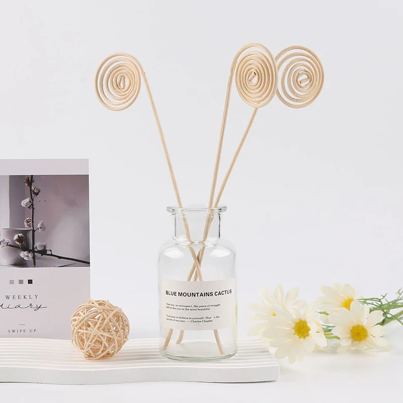 5pcs Natural Reed Fragrance Aroma Oil Diffuser Rattan Sticks Perfume volatiles For Home Decoration Refill Sticks Reed Diffuser