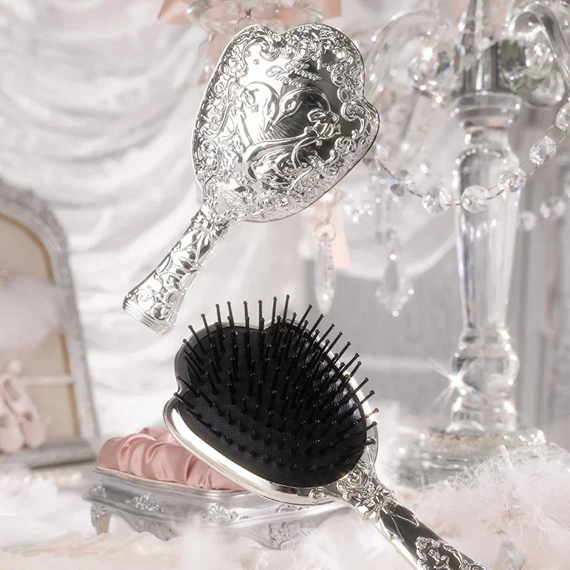 Flower Knows Mid Summer Fairy Tales Series Detangle Hairbrush Air Cushion Combs Scalp Massage Comb Hair Brush Hairdressing Tool