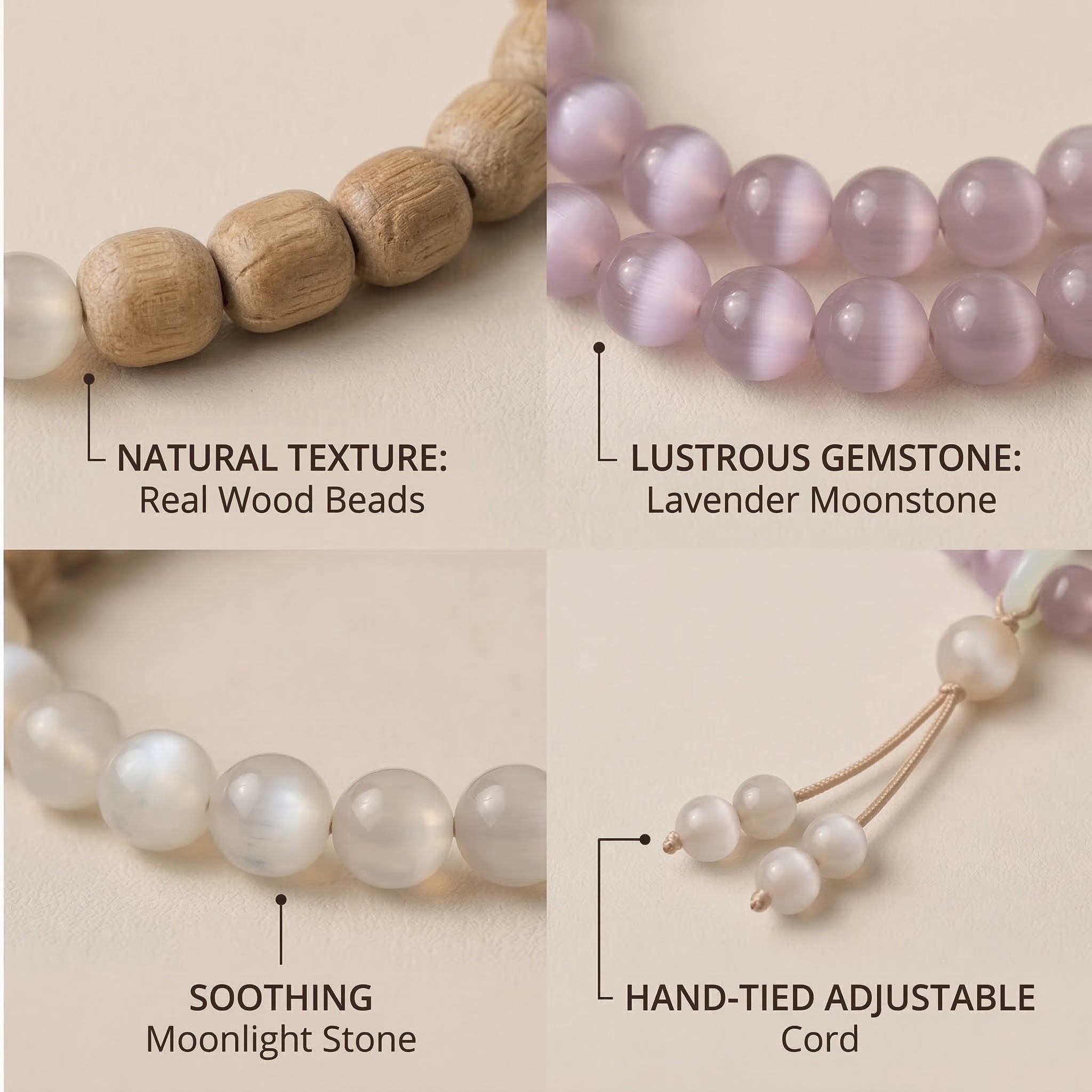 Pastel Beaded Wrap Bracelet