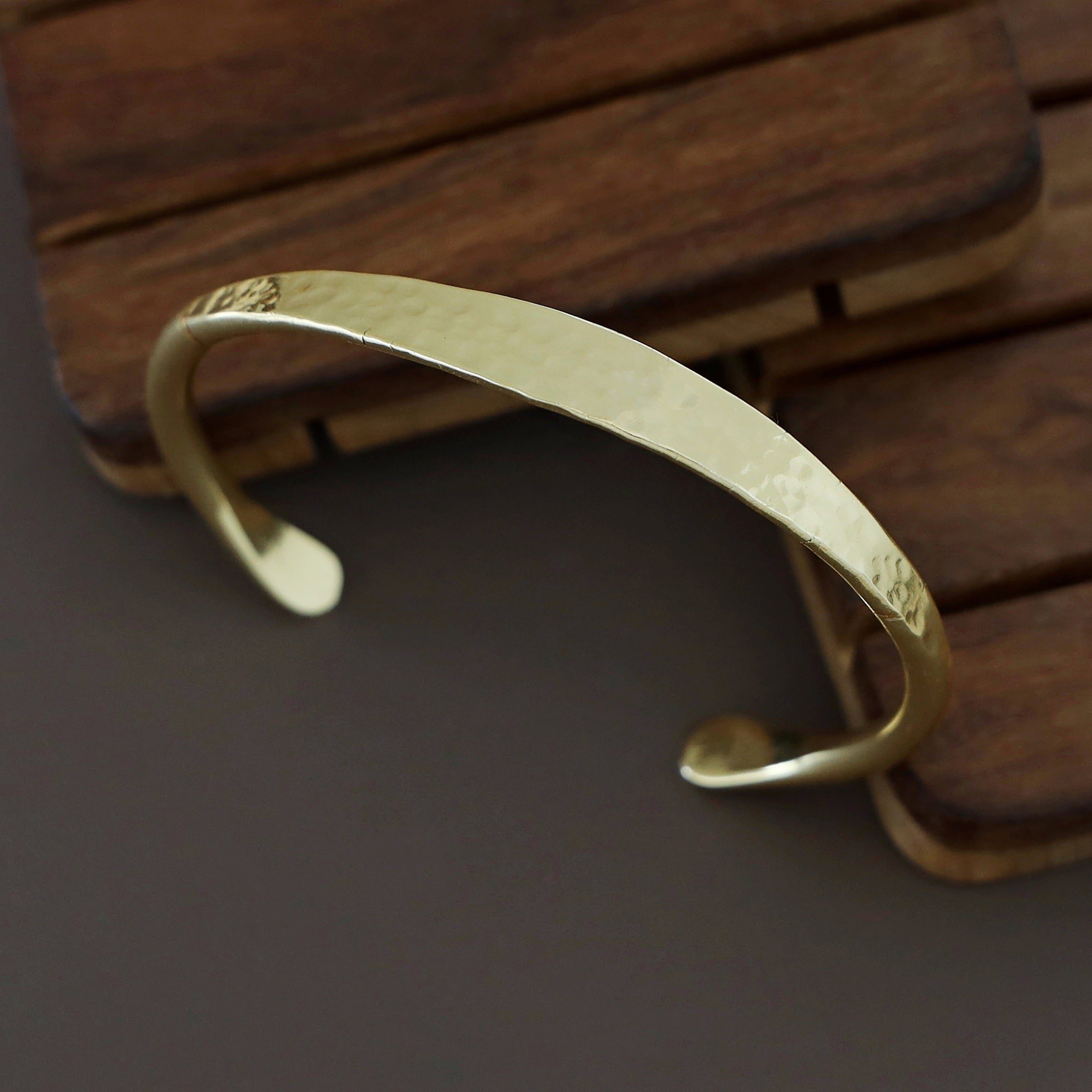 Golden Hammered Bangle