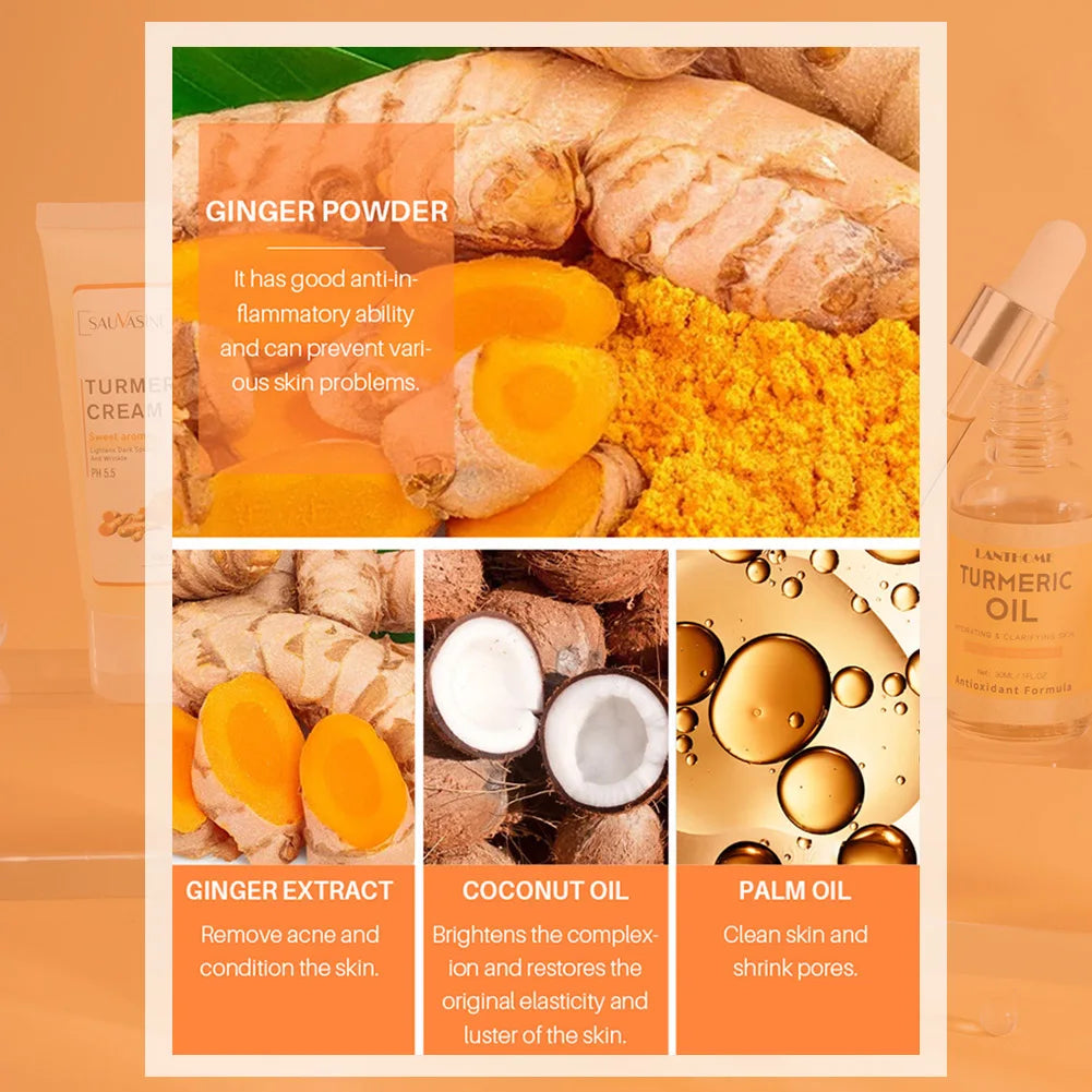 Dark Spots Turmeric Serum Anti-Aging Skin Moisturizing