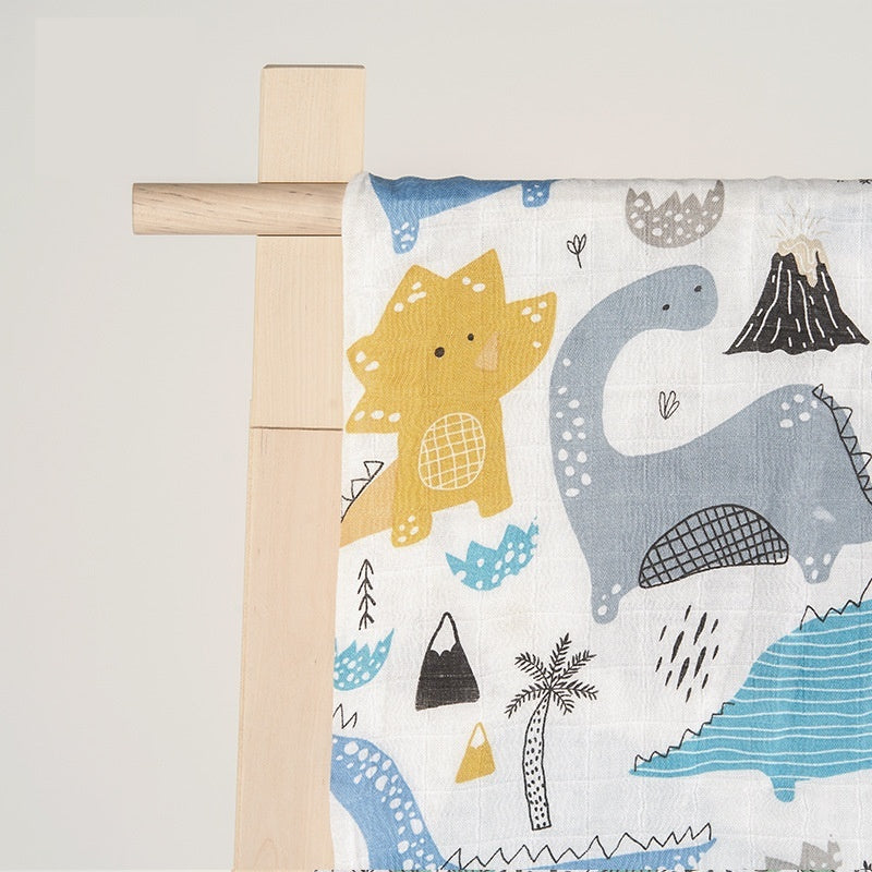 Simple Printed Newborn Baby Bamboo Cotton Baby's Blanket Gro-bag