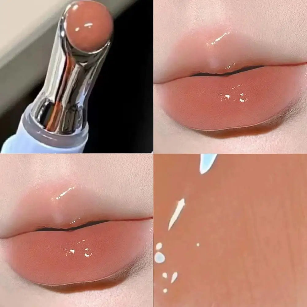 Mirror Watery Essence Lip Gloss Liquid Lipstick Jelly Lip Glaze Fading Lip Lines Water Light Jelly Makeup Moisturizing Lips Tint