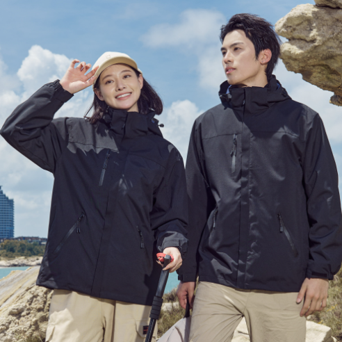 All-Weather 3-in-1 Hiking Jacket with Removable Down Liner