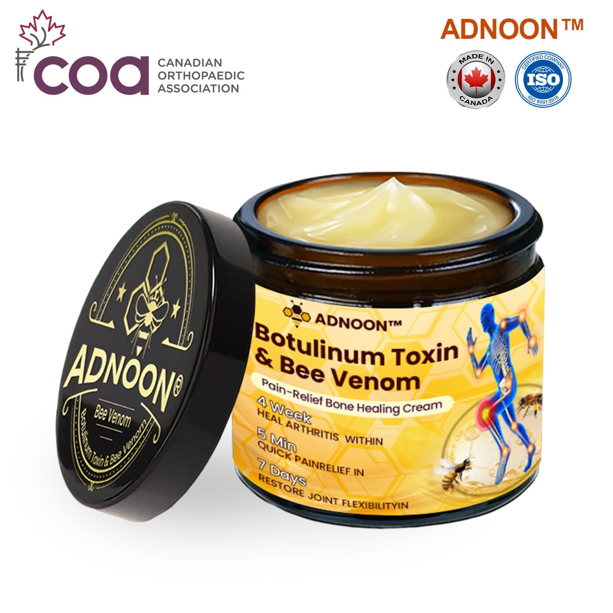 ADNOON™ Botulinum Toxin & Bee Venom Pain-Relief Bone Healing Cream