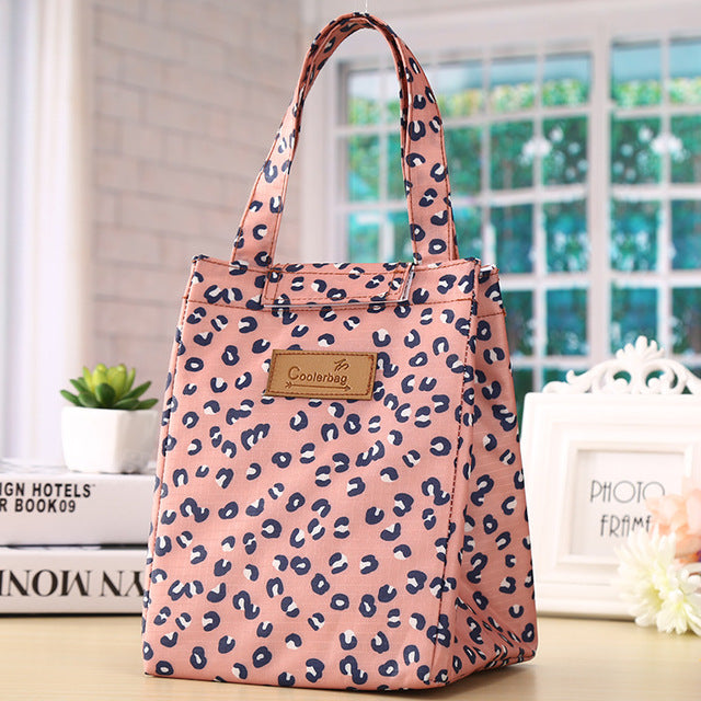 Travel or office food refrigerated bag men and women insulation cover to keep warm Oxford lunch bag Women's casual handbag
