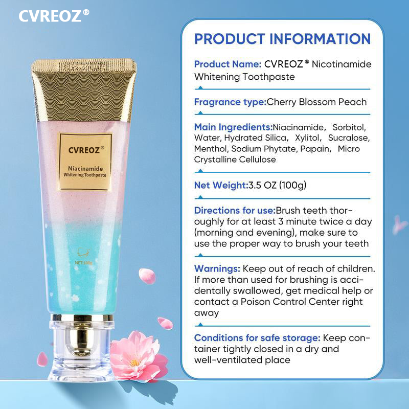 Cvreoz®Niacinamide Whitening Toothpaste-max