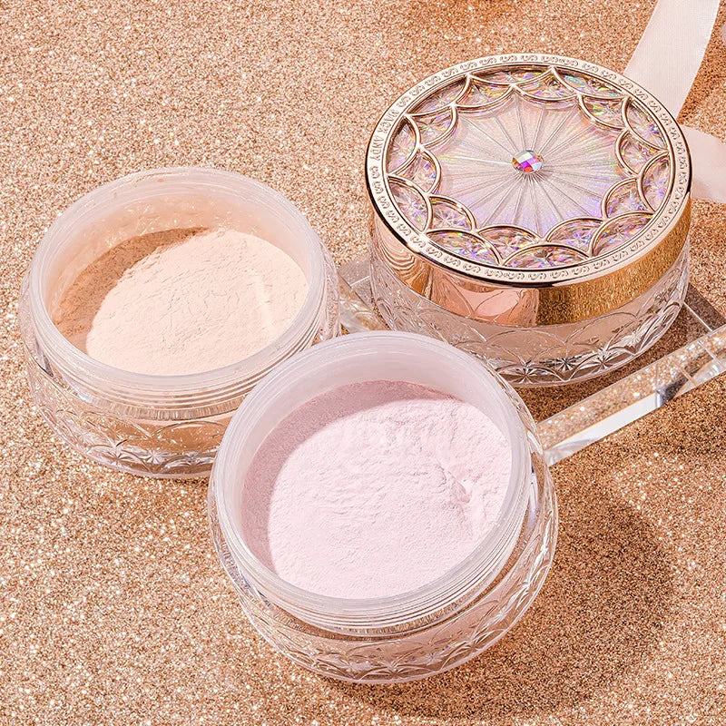 2025 Loose Setting Powder Mineral Shrink Pores Waterproof Matte Finish Makeup Oil-control Professional Women's Cosmetics