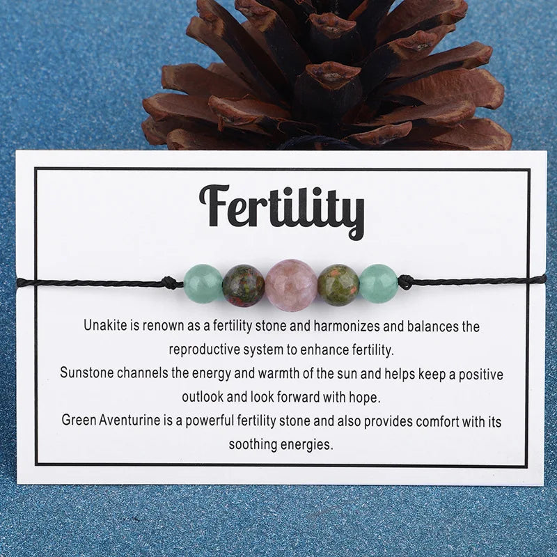 Fertility Wish from Natural Crystal Sun Stone