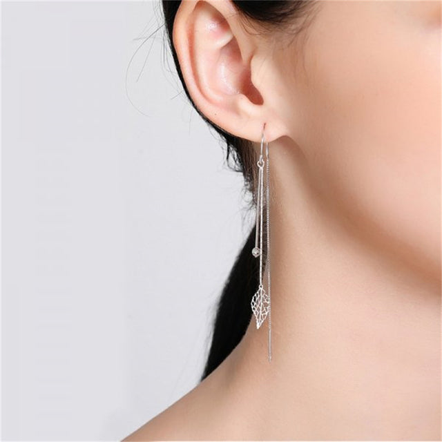 Fashion Butterfly Tassel Drop Earrings For Women Trendy Shiny Moon Star Pearls Dangle Earrings Korean Jewelry Girls Party Gifts