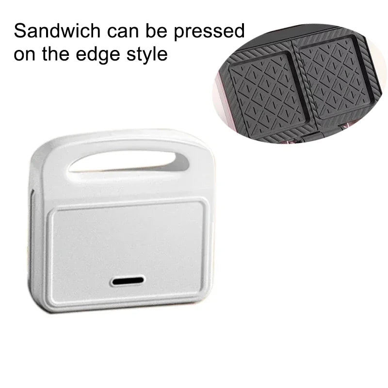 Electric Sandwich Maker Breakfast Baking Machine Egg Omelette Cooker Grill Pan Double-side Bread Pressure Toaster Ligh Food Oven