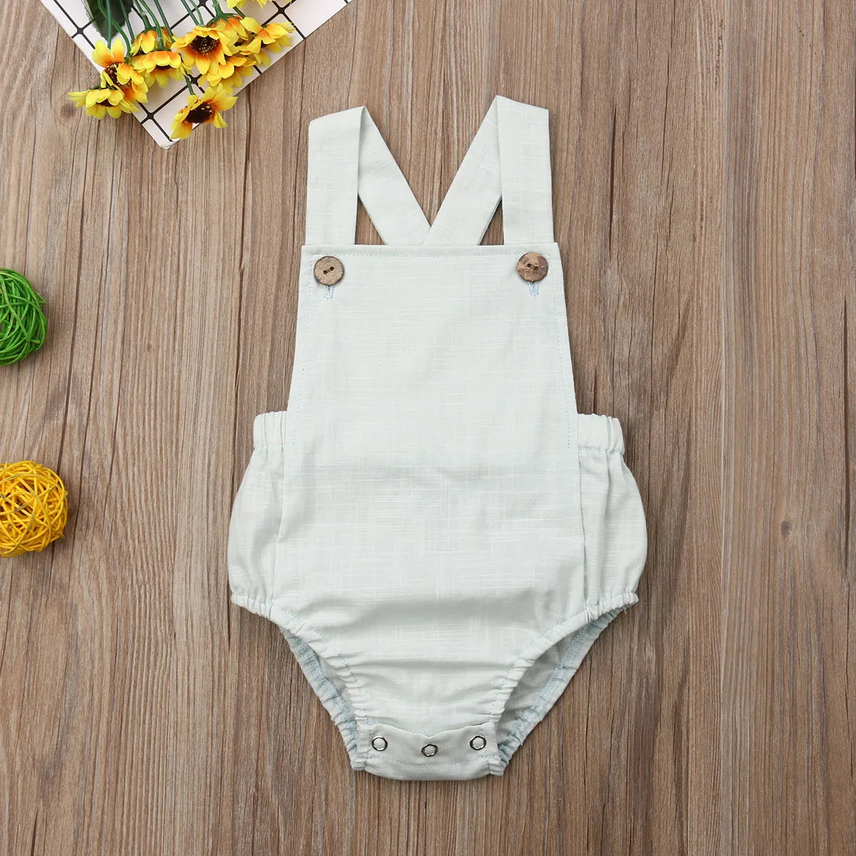 0-3Y Newborn Kids Bodysuit Baby Boy Girl Clothes Jumpsuit Sunsuit Outfits Soild Children's Clothes Baby Summer Clothing