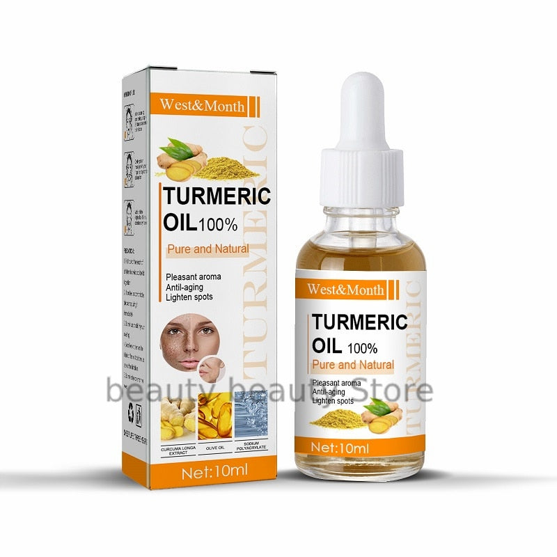 Turmeric Oil Skin To Lightening Acne Dark Patches Acne Bright Skin Dark Spot Corrector Anti Aging Serum Care