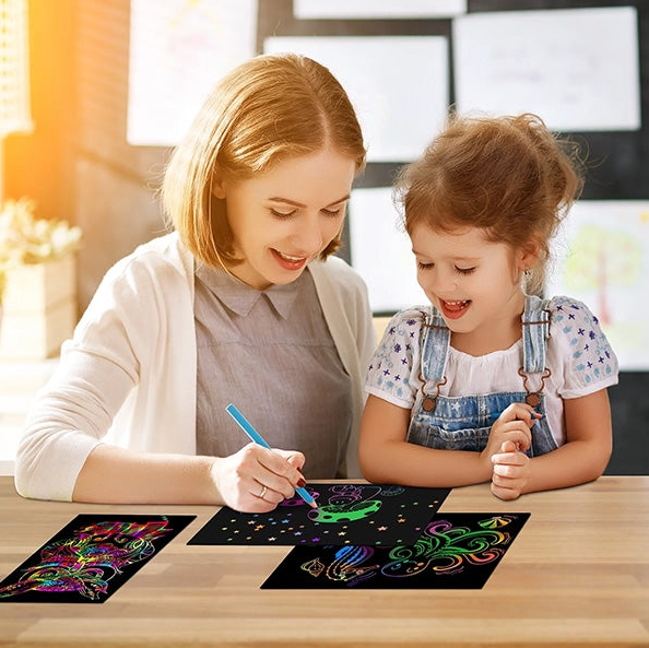 Rainbow Scratch Notes (50/100/150PCS)