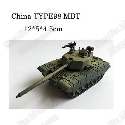 1pcs 1:72 4D Plastic Assemble Tank Kits World War II Model Puzzle Assembling Military Sand Table Toys For Children