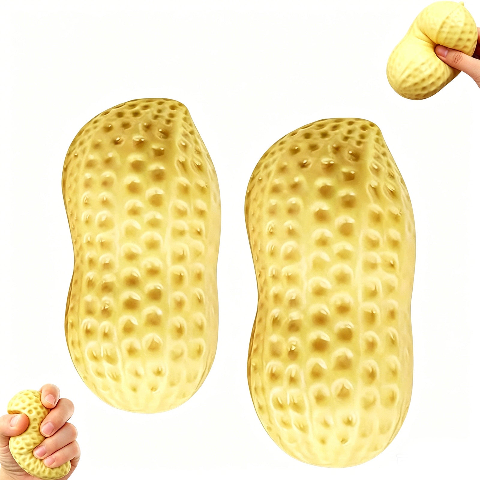 Peanut Squeeze Pal | Double-Bounce Stress Bean