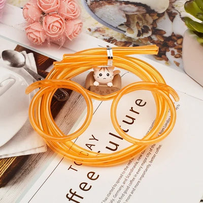 1PC Fun Soft Plastic Straw Funny Glasses Flexible Drinking Toys Party Joke Tube Tools Kids Baby Birthday Party Funny Gadgets