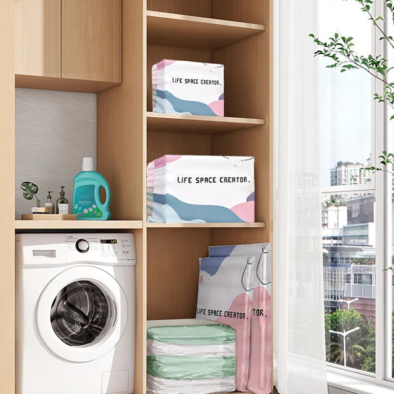 📦 Large-Capacity Vacuum Bags – No Pump Needed! 💕