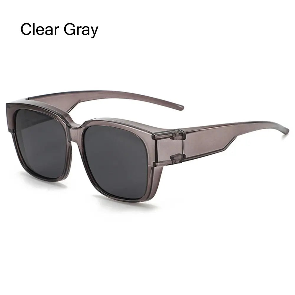 For Driving Riding That Can Be Worn over Other Glasses Wrap Around Square Shades Fit Over Glasses Sunglasses Polarized