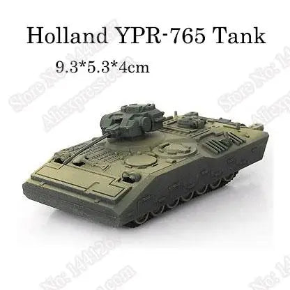 1pcs 1:72 4D Plastic Assemble Tank Kits World War II Model Puzzle Assembling Military Sand Table Toys For Children