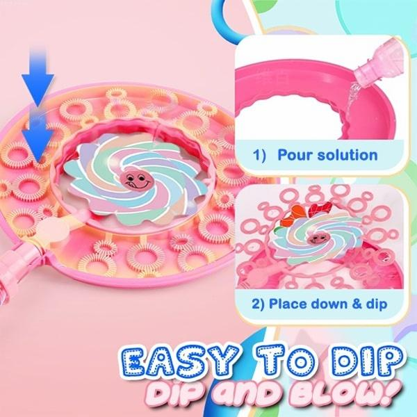 Fun Windmill Bubble Wand Set