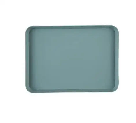 &Exquisite Nordic   Multi-Function Rectangular Plastic Serving Tray Kitchen Organizer Home Kitchen Fruit Dessert Tray