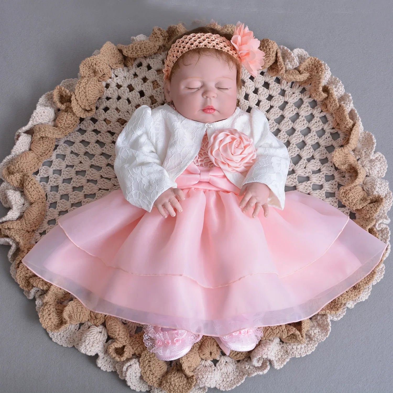 0-24M Pink Baby Girl Dresses