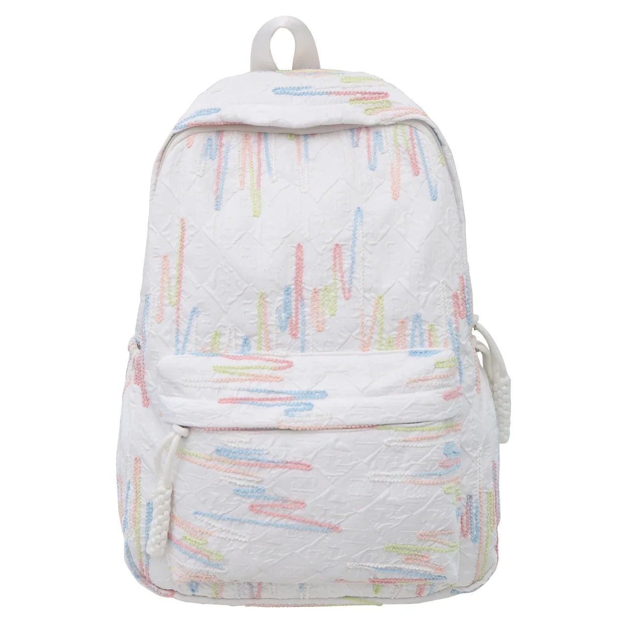 Nylon Zipper Large Capacity Women's Backpack 2025 Fashion New Versatile Style Trend Outdoors Student Schoolbag Bolso De Mujer