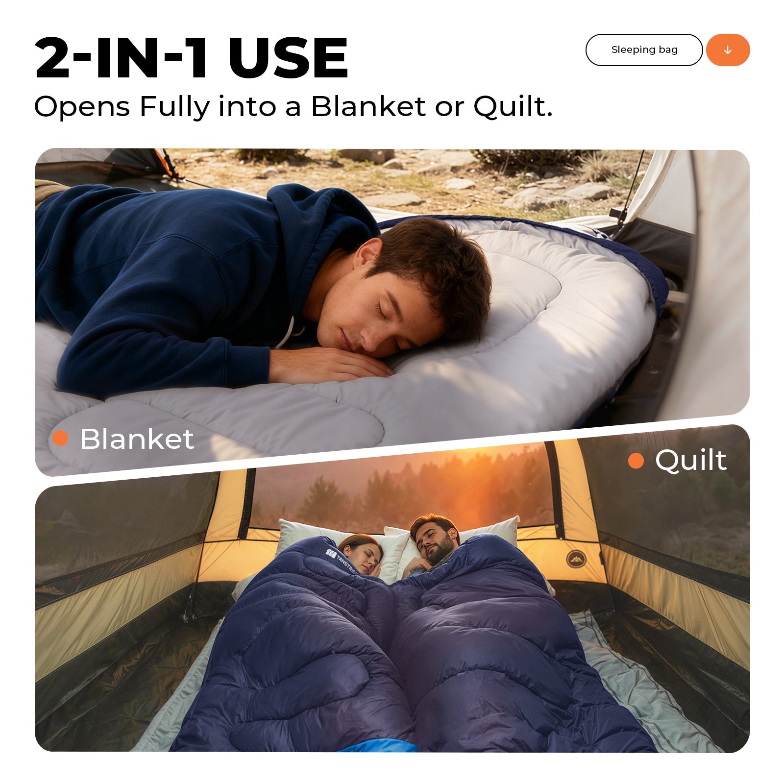 Tanstrider Puff Sleeping Bag