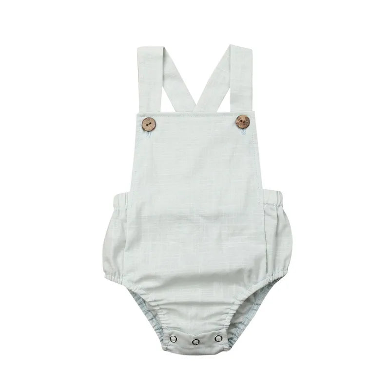 0-3Y Newborn Kids Bodysuit Baby Boy Girl Clothes Jumpsuit Sunsuit Outfits Soild Children's Clothes Baby Summer Clothing