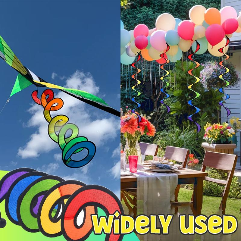 Camping Tent Foldable Spiral Wind Spinner