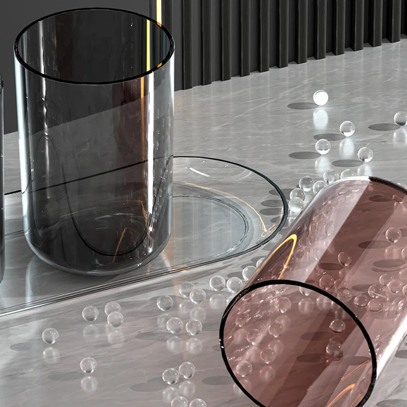 Gargle Cup Set Couple Toothbrush Children's Washing Cup Transparent Tooth Brushing Storage Box Luxury ToothCup Parent-child