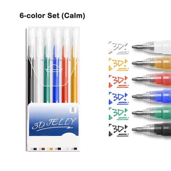 3D Jelly Pen Set (6PCS/12PCS)