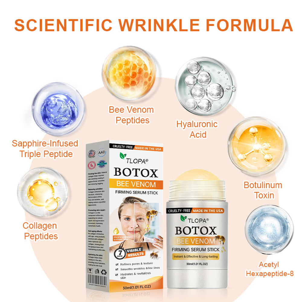 Made and Shipped from USA✨TLOPA® Botox Bee Venom Firming Serum Stick✨(🔥LAST DAY 70% OFF)🔥