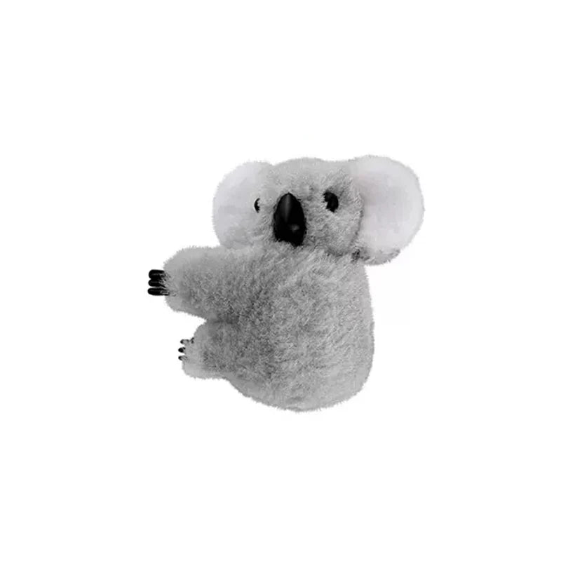 Cartoon 3D Plush Koala Hairpins Hair Claw Lady Soft Plush Koala Bear Side Bangs Clip Barrettes for Women Girls Hair Accessories