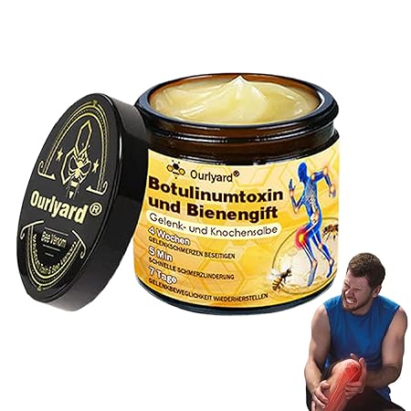 Bienengift-Schmerzlinderungs Knochenheilungs Creme, Professionelle Bienengift Gelenkcreme, Ourlyard Bienengift Gelenkgel, Natürlich Bienengiftsalbe Joint Gel, für Rücken,Nacken,Knie