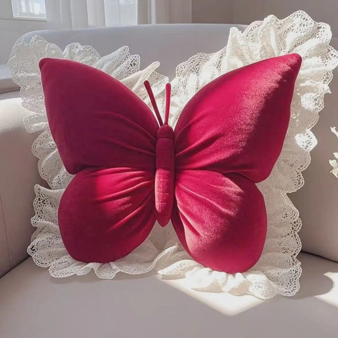 2025 Modern Minimalist Sofa Pillow Living Room Headboard Cushion Cute Bow Backrest Lace Edge Comfortable And Breathable Pillow