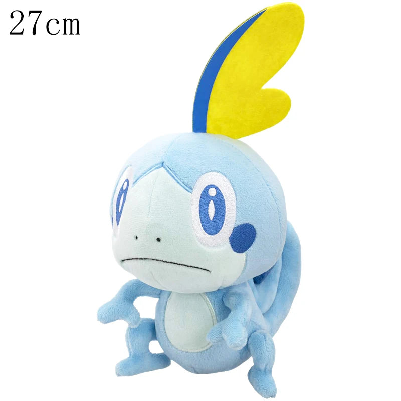 Kawaii Pokémon Sword and Shield Scorbunny Evolution Raboot Cinderace Plush Toys Sobble Grookey Stuffed Doll Rabbit Kid Xmas Gift