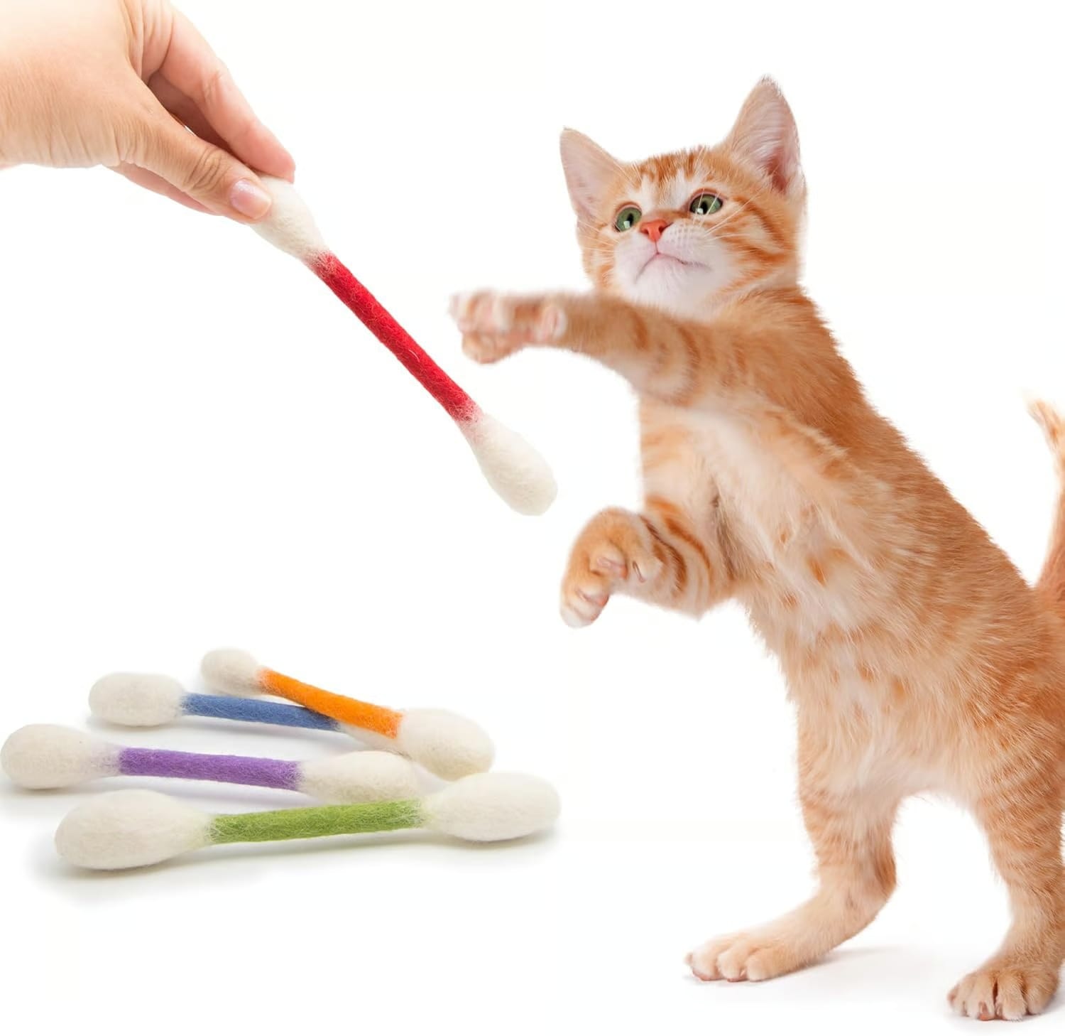 😻 Keep Indoor Cats Happy, Active & Out of Trouble,6PCS Interactive Cat Toy Set