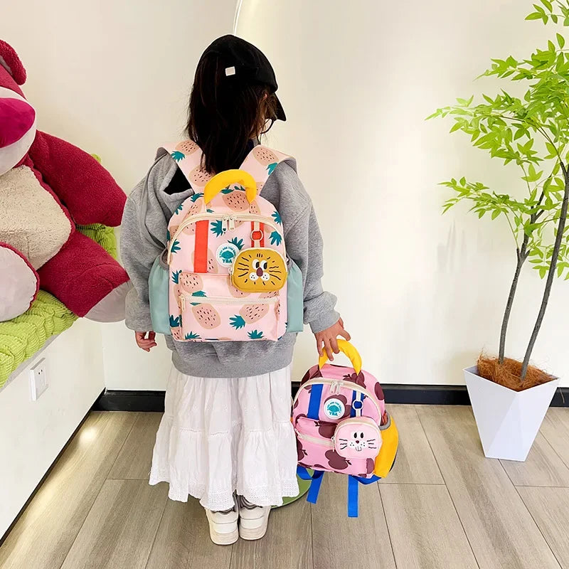 Kindergarten Schoolbag Waterproof Cute Kindergarten Bag Multi-Function Ultralight Casual Creative Children's Backpack Student