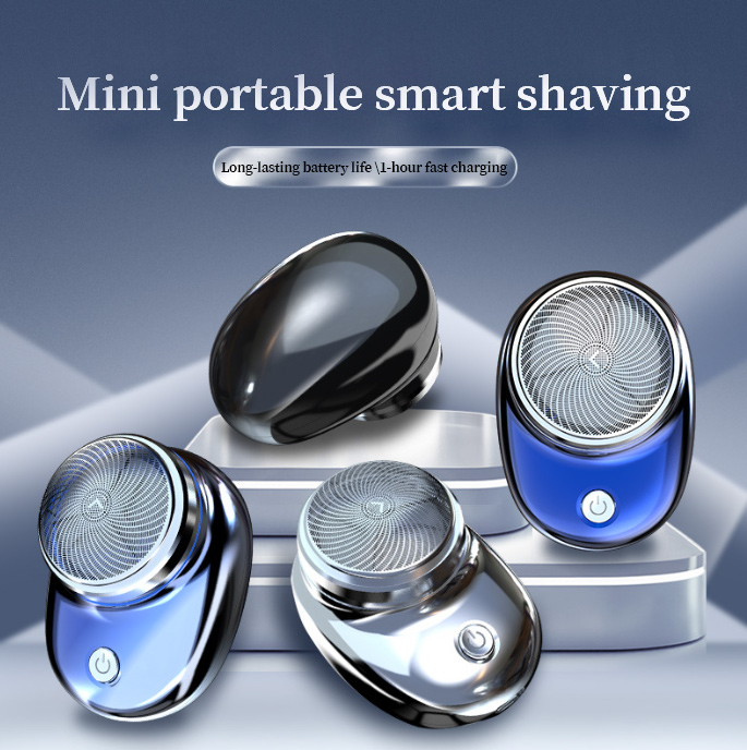 Electric razor portable mini razor fast charging travel razor men's car head washable