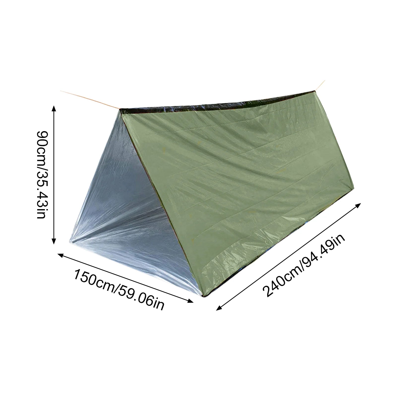 Emergency shelter tents with waterproof MATS