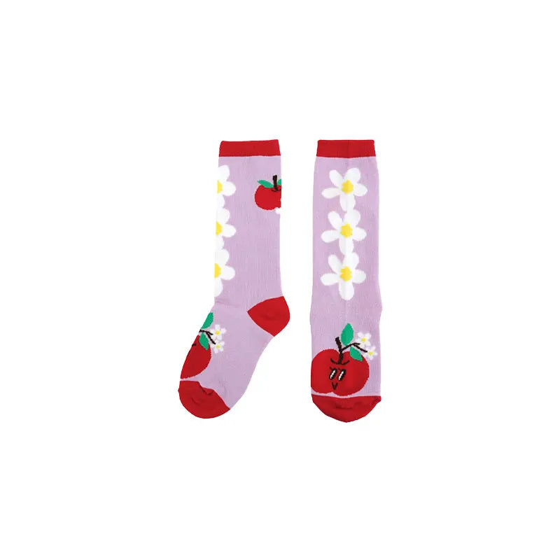 Korean Kids's Holiday Princess Dress For 2024 New Summer Children's Ruffled Apple Skirts Girls Party Dress Children's Clothings