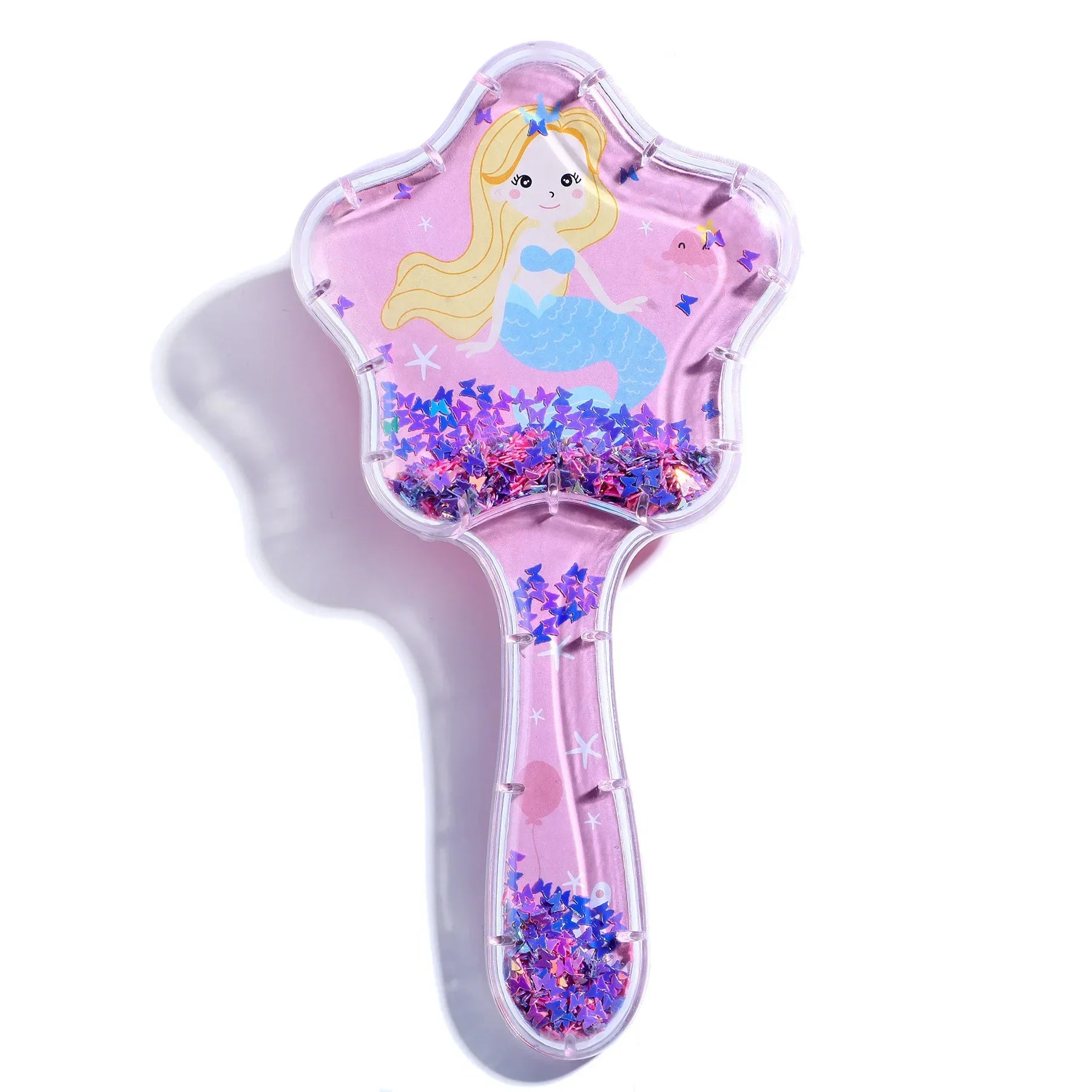 Mermaid Children Hair Comb Brush Cartoon Massager Comb High Quality Anti-detangle Comb Children's Cute Hairdressing Smooth Comb