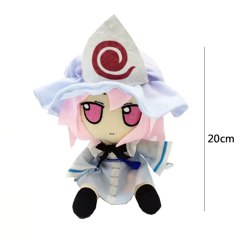 Yorigami Shion Fumo Plush Toy TouHou Project 20cm Sitting Soft Doll Kawaii Plushie Figurine Kids Fans Birthday Christmas Gifts