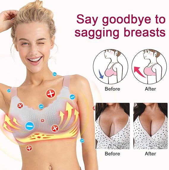 PISPARA Bra, Womens Bras, PISPARA Thin Comfortable Full Cup Woman Gathered Without Underwire