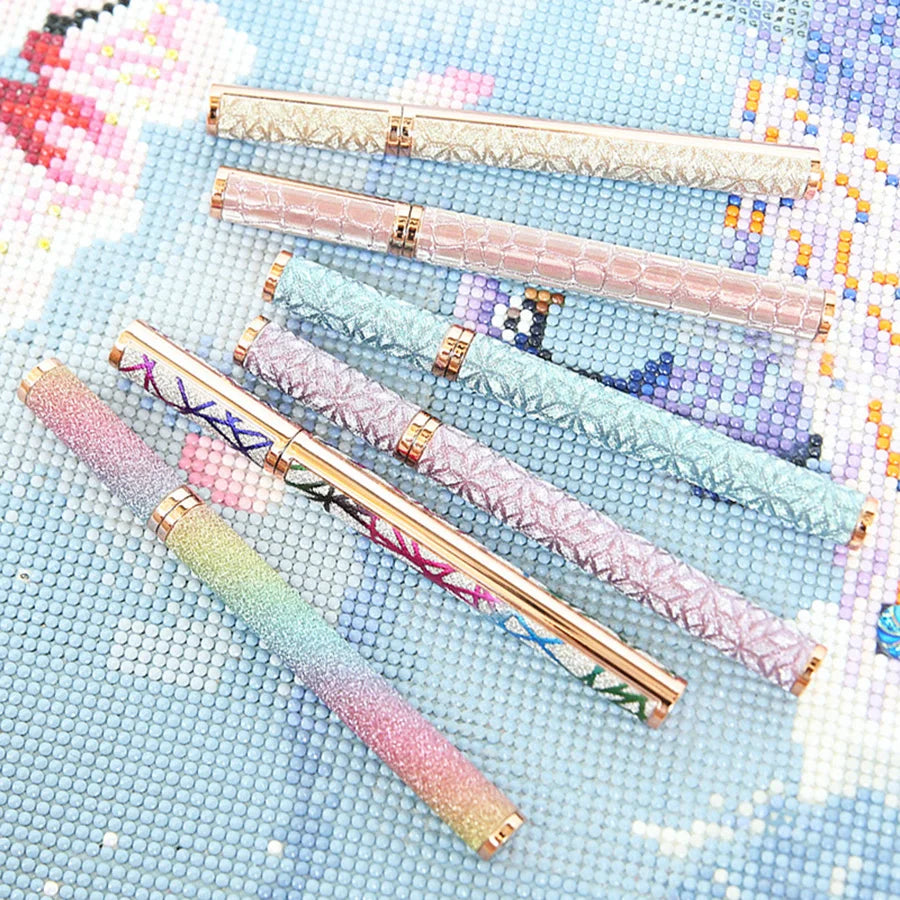 Glitter 5D Diamond Painting Pen Point Drill Pens Cross Stitch Embroidery DIY Craft Sparkle Nail Art Handmade Supplies