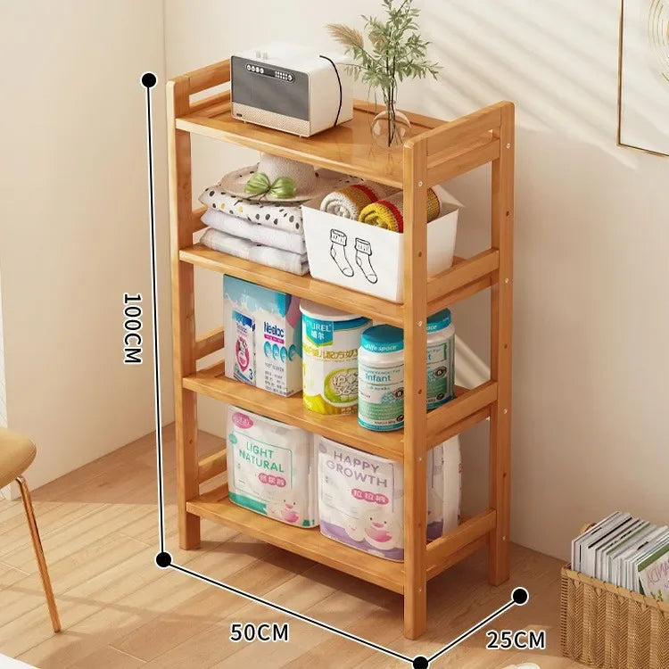 Kitchen shelf, floor standing multi-layer product collection, household pot seasoning shelf, fruit and vegetable bowl and dishs